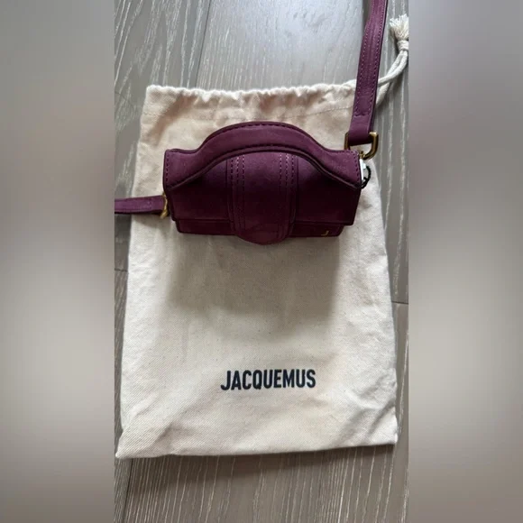Jacquemus Le Petit Bambino Mini Bag in Burgundy - Picture 11 of 14
